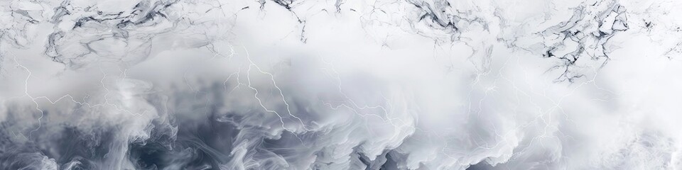 Elegant White Marble Texture With Grey Veins