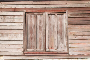 Old wood window