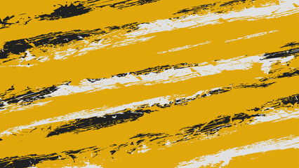 Abstract Yellow Grunge Sport Background Design Template