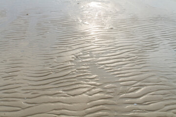 Close up sand beach pattern