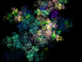 Imaginatory fractal abstract background Image