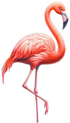 Flamingo Flourish: Adorable Watercolor Flamingos - Perfect PNGs for Vibrant Creations and Home Decor