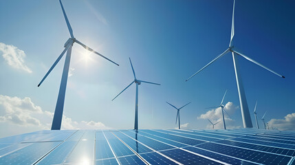 Environment and Clean Energy: Wind Turbines in Renewable Landscapes