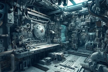 Captivating Machinery:A Technological Landscape of Intricate Industrial Wonders