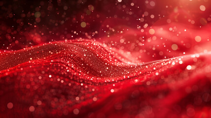 Abstract background with wave and bokeh.