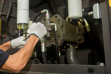 Skilled technicians providing expert maintenance for heavy machinery.