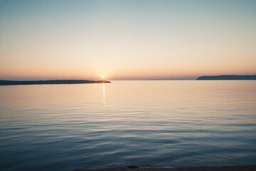 Obraz premium sunset over the sea