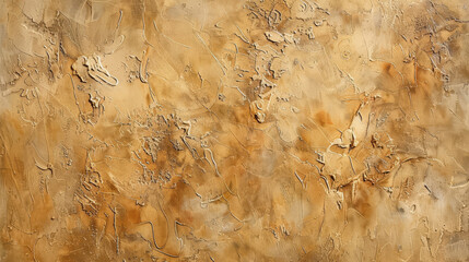 High-resolution image of an abstract golden texture with intricate details