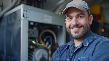 AC Technician Service with a Smile Indoor