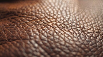 High-resolution photo of a fine grain texture on leather, showcasing the delicate pores and subtle variations that enhance the material's luxurious appeal