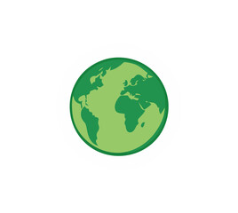 green earth globe icon