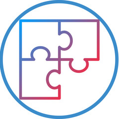 Puzzle Piece Icon Style