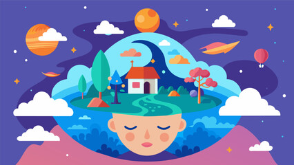 A soothing and comforting dream world where the mind can process and heal from traumatic events..