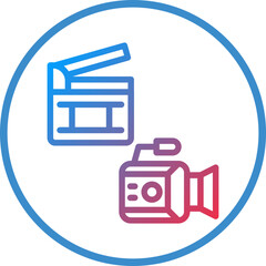 Film Set Icon Style