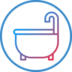 Bathtub Icon Style