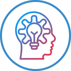 Creative Thinking Icon Style