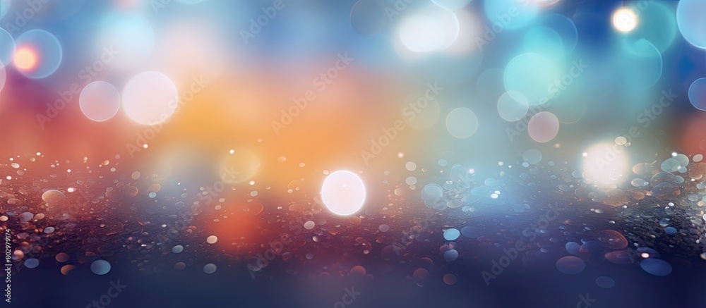 Leinwandbilder a copy space image featuring an abstract background with beautiful bokeh lights