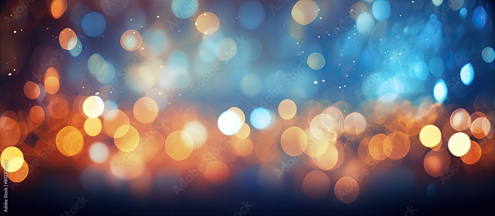 Fototapete a copy space image featuring an abstract background with beautiful bokeh lights