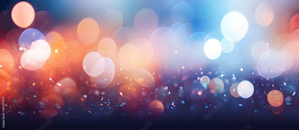 Fototapete a copy space image featuring an abstract background with beautiful bokeh lights