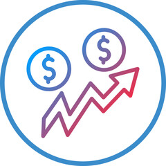 Profit Icon Style