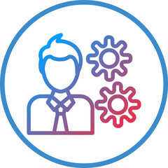 Human Resources Icon Style