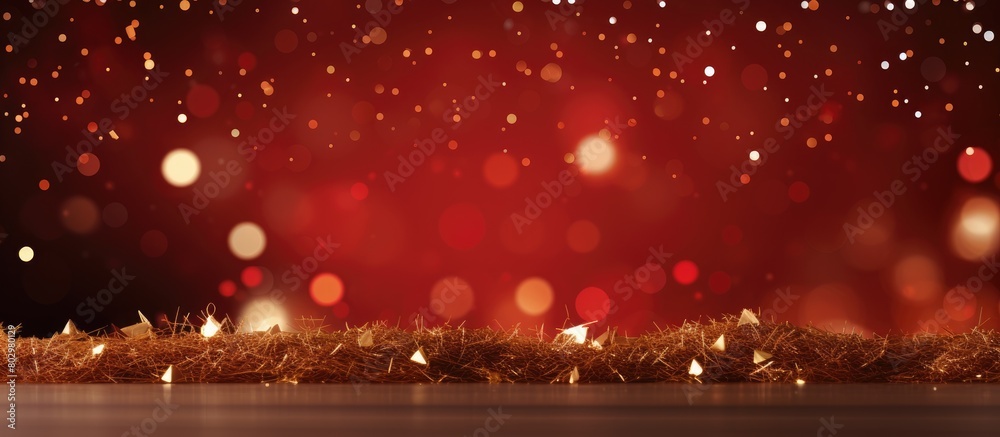 Poster a festive background for new year and christmas featuring ample copy space