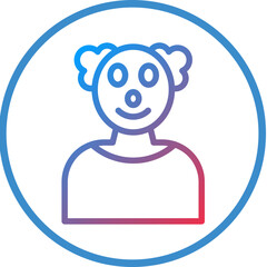 Clown Icon Style