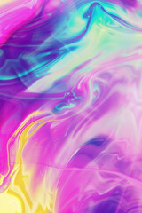 Fototapeta premium Colorful liquid abstract painting background in pastel colors. Vertical orientation.