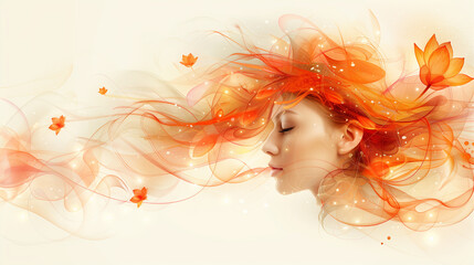beautiful women with clean skin for cosmetic advertising, invitation to visit salons