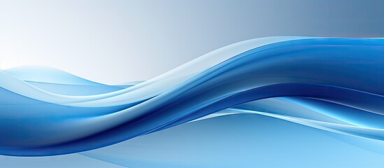 Fototapeta premium A captivating blue background with an elegant simplicity leaving ample copy space for creative elements