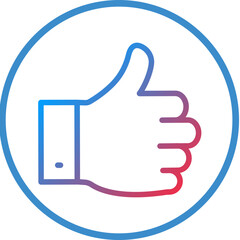 Thumbs Up Icon Style