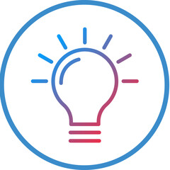 Circular Lamp Icon Style