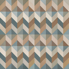 Fototapeta premium seamless geometric Patterns Illustrate a clean and simple background with geometric shapes and patterns in muted tone . AI Generative