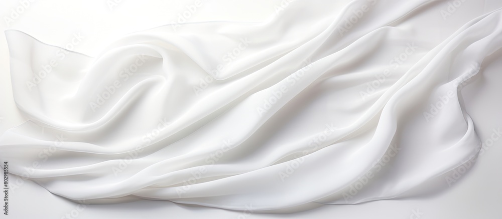 Aufkleber A copy space image of a soiled cloth placed on a pristine white surface