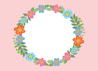 a lovely flower frame.