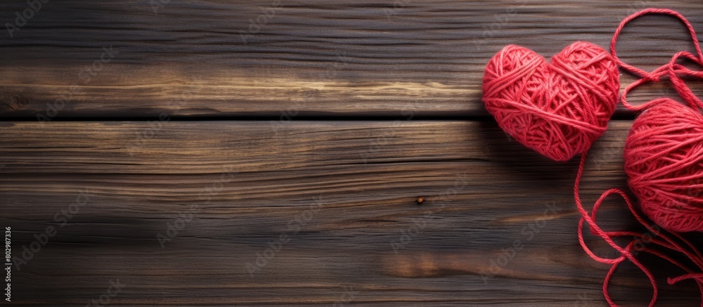 Poster a copy space image of a valentine s day concept showcases a heartwarming love message intricately fo