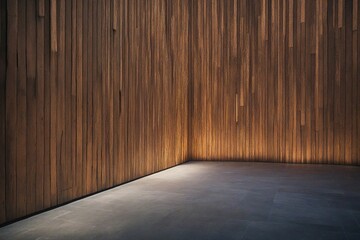 wooden wall and floor