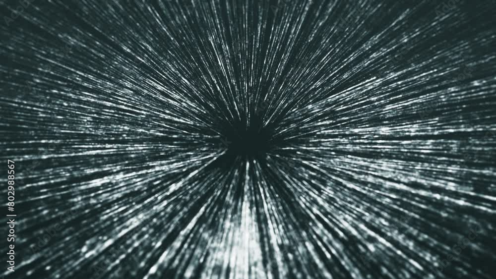Poster abstract silver filaments bursting background/ animation of an abstract background of bursting silve