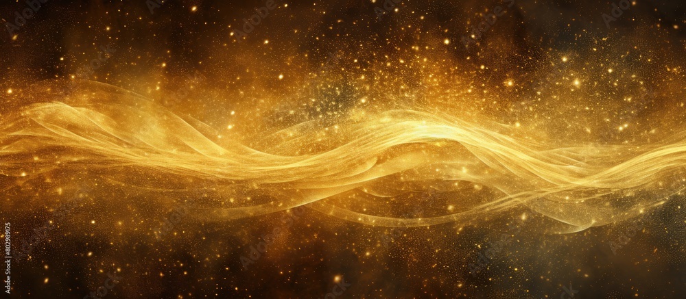 Aufkleber A copy space image displaying scratches on a backdrop of shimmering metallic gold
