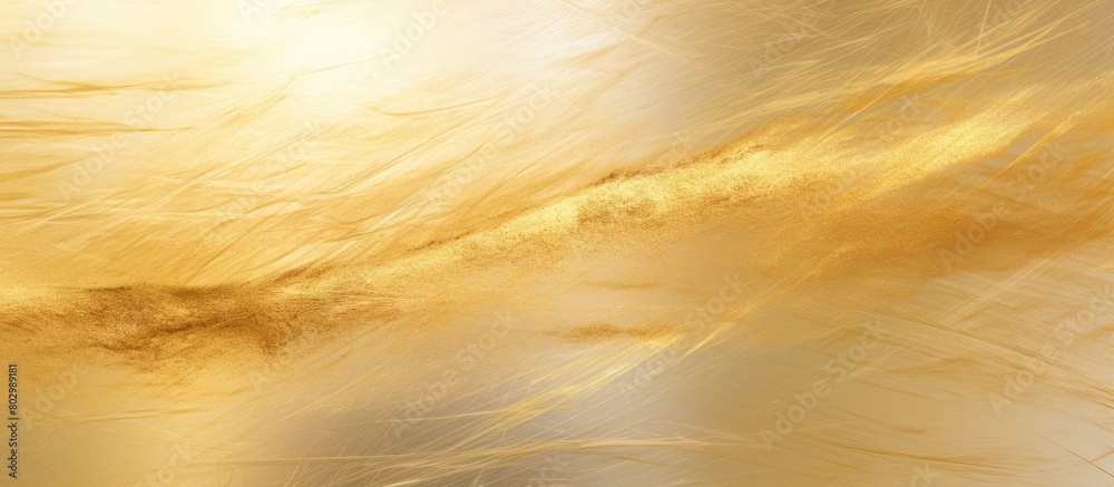 Aufkleber A copy space image displaying scratches on a backdrop of shimmering metallic gold