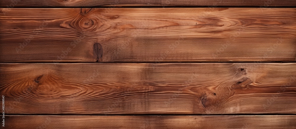 Poster A brown wooden board as a horizontal or vertical background template with empty copy space for your text design or words
