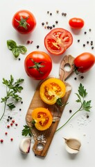 Wholesome Recipes: White Background