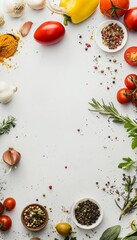 Wholesome Recipes: White Background