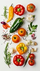 Wholesome Recipes: White Background