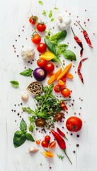 Wholesome Recipes: White Background