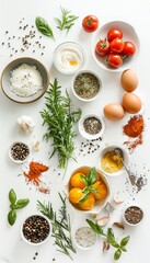 Wholesome Recipes: White Background