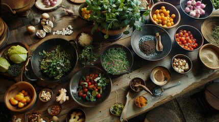 Energizing Cuisine: High-Quality Photography Capturing Nutritious Foods