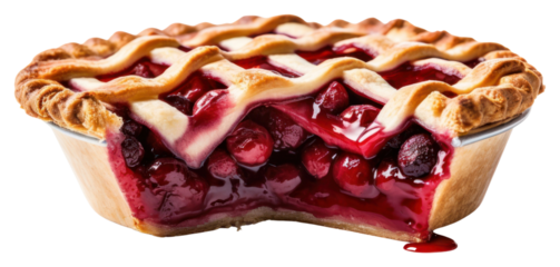 PNG Cherry pie dessert food tart.