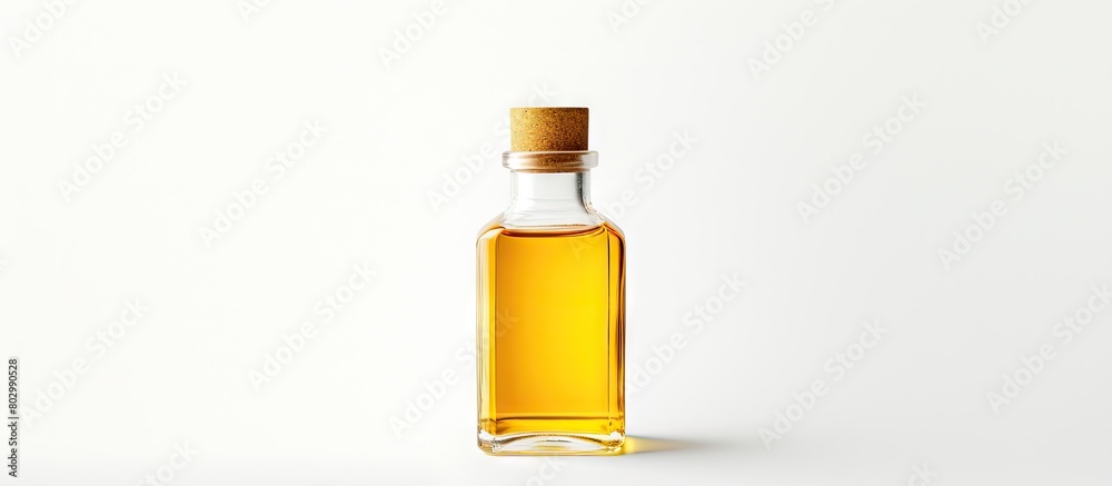 Aufkleber a bottle of medicinal cannabis extract oil is displayed on a white background representing the healt