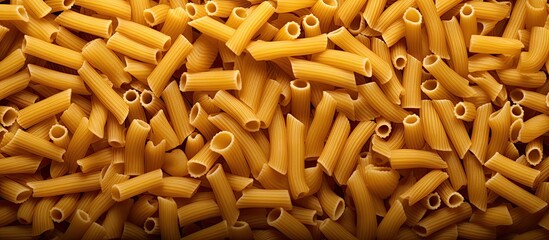 A copy space image of vegan pasta made from scratch